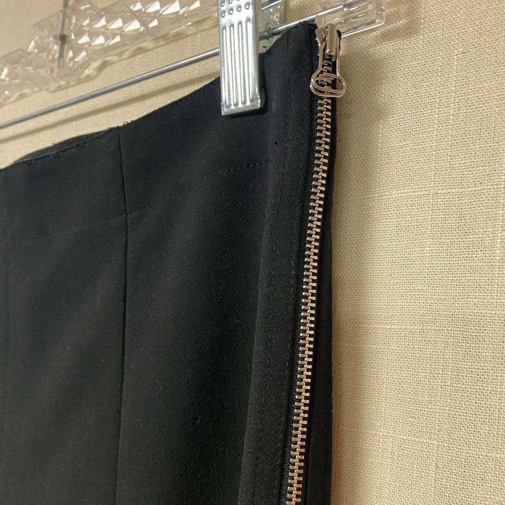 EUC Elizabeth & James Eddine Black High-Waist Skinny Zip-cuff Ponte Pants Size 2 - Picture 6 of 9